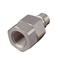 Nipple Fixx Lok type NVH valved Stainless steel 316 female thread BSP, up to 175 bar